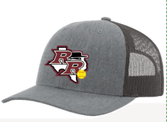 A gray cap with logo of Rouse