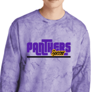 A man in a purple long sleeves