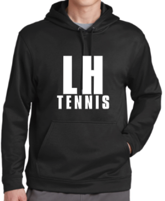 Black tennis shirt with long sleeves