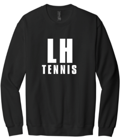 Black tennis shirt front with long sleeves