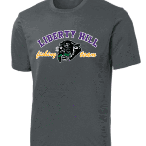 Gray Liberty Hill Fishing Team T-shirt