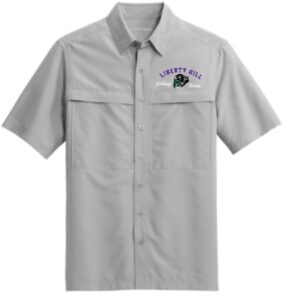 LH SS Gusty Grey Fishing Shirt