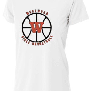 Z-Westwood Girls Basketball White Practice Dri Fit