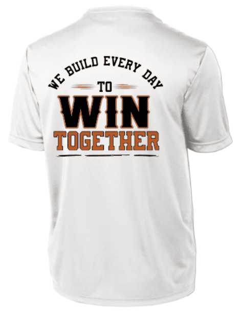 WIN TOGETHER White Dri Fit - Image 2