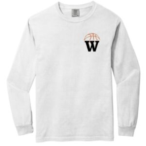 WIN TOGETHER Comfort Colors White Long Sleeve Cotton Tee