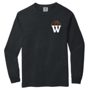 WIN TOGETHER Comfort Colors Black Long Sleeve Cotton Tee