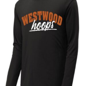 Westwood Hoops Black Dri Fit Hooded Shirt