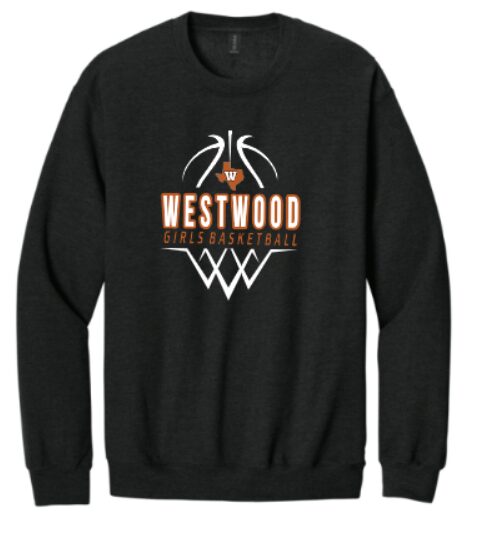 Westwood Texas Heather Black Crew Neck Sweatshirt